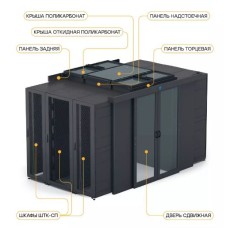 Крыша поликарбонат 600 × 1500 для шкафа ШТК-СП-×.6.× ЦМО ЦОД-СП-КП-600.1500-9005