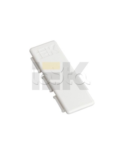 Соединитель на стык для закрытия распила c лицевой стороны при соединении кабель-каналов типоразмера 100х60 IEK (CKK-40D-SL75-K01) в Рубцовске Аксессуары для кабель-канала Pintop.ru