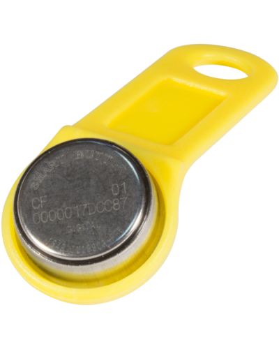 Ключ Tantos TM1990A iButton TS (жёлтый) в Рубцовске Дополнительное оборудование для СКУД Pintop.ru