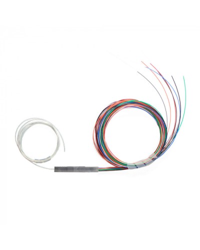 Разветвитель план 1х8 не окон 9/125 вывод 1.5м буфер 0.9 мм 1260/1650 Cabeus (FCT-PLC-1/8-9-1.5-0.9) в Рубцовске Оптические разветвители (сплиттеры) Pintop.ru