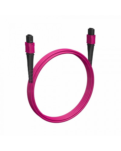 Кабельная сборка MPO(F) -MPO(F)-12 волокон 50/125 OM4, 10 m Cabeus (FOP-50-OM4-12-MPO(F)-12-MPO(F)-B-10m) в Рубцовске Кабельные сборки (оптические) Pintop.ru