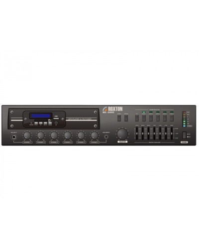 Микшер-усилитель 600 Вт ROXTON MX-600 в Рубцовске Система оповещения и трансляции Roxton Pintop.ru