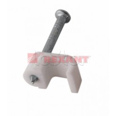Крепеж кабеля плоский 6мм х 4мм (10шт/уп) REXANT 07-4206