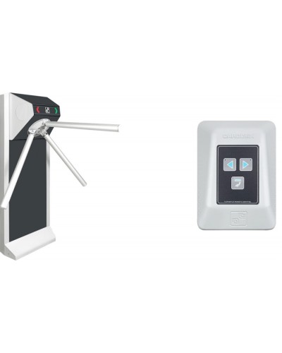 Комплект турникета CARDDEX STL Стандарт 1 (турникет, планки, пульт управления) в Рубцовске Турникеты Pintop.ru