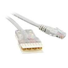 Патч-корд Hyperline PC-110-RJ45-4P-C5e-1M-LSZH-GY