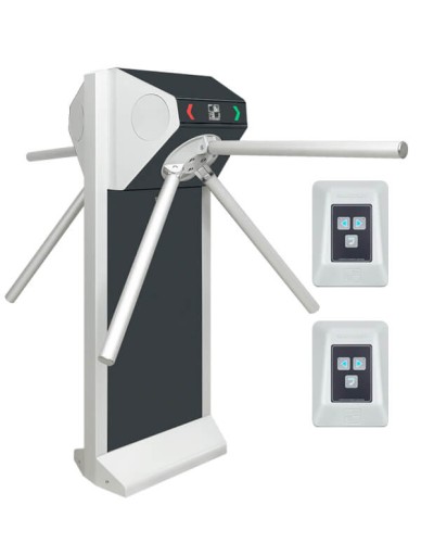 CARDDEX Комплект двухпроходной автономной проходной STL-04AEC в Рубцовске Турникеты Pintop.ru