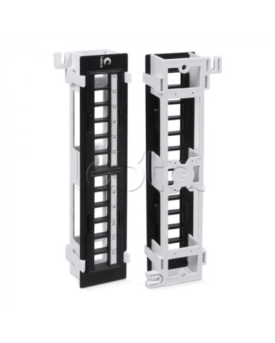 Патч-панель настенная 12 портов без модулей Cabeus (PLB-12-WL) в Рубцовске Патч панель Pintop.ru