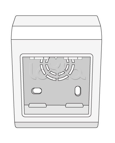 Коробка монтажная под 2 модуля BRAVA DKC 10034 в Рубцовске Распределительные коробки Pintop.ru