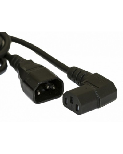 Кабель питания монитор-компьютер Hyperline PWC-IEC13A-IEC14-5.0-BK в Рубцовске Коннекторы Pintop.ru