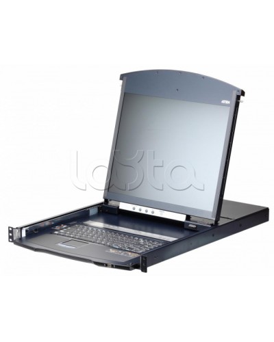 KVM консоль с переключателем ATEN KL1108VN-AXA-RG в Рубцовске Оборудование для видеонаблюдения Pintop.ru