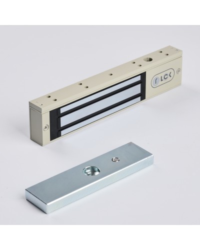 R-Lock RL-EM180-00G - Электромагнитный замкок, 180кг, DC12/24B, цвет корпуса серый, RAL7032 (галечный серый) в Рубцовске Электромагнитные замки Pintop.ru