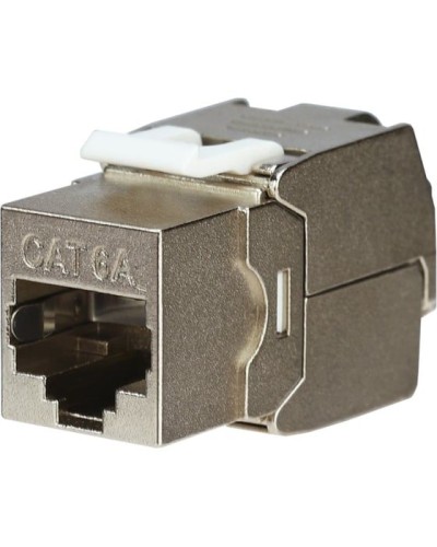 Модуль Keystone, Jack RJ-45(8P8C), FTP экранированный, CAT 6A, тип 180 град., самозажимной REXANT PRO 02-0361 в Рубцовске Модули Keystone Pintop.ru