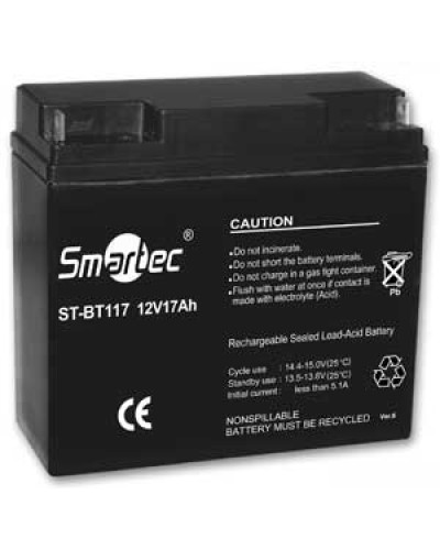 Аккумулятор свинцово-кислотный Smartec ST-BT117 в Рубцовске Электротехническое оборудование Pintop.ru