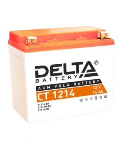 Аккумулятор АКБ 12 - 14 Delta CT 1214 в Рубцовске Электротехническое оборудование Pintop.ru