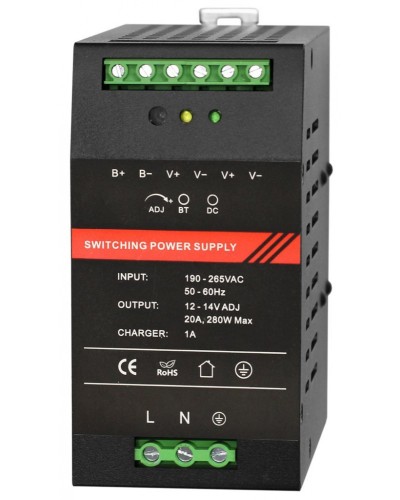 Блок питания Smartec ST-PS120BDU-BK в Рубцовске Дополнительное оборудование для СКУД Pintop.ru