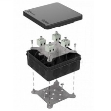 Коробка огнестойкая для о/п двухкомпонентная 60-0303-9005-FR2.5-8 Е15-Е120 100х100х40 Промрукав (60-0303-9005-FR2.5-8)