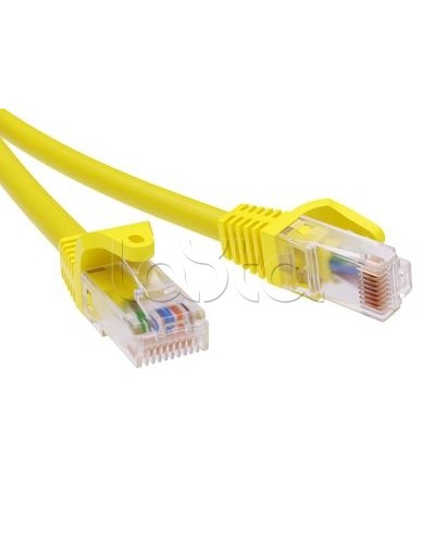 Патч-корд неэкранированный CAT6 U/UTP 4х2, LSZH, желтый, 7м DKC RN6UU4570YL в Рубцовске Патчкорды (медные) Pintop.ru