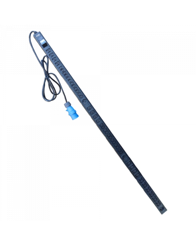 Блок розеток верт. 32A / 250V, 12xC19 + 36xC13 + 3xSchuko, шнур 3 метра, IEC309 TWT (TWT-PDV-12x36x3S-32A) в Рубцовске Блоки розеток Pintop.ru