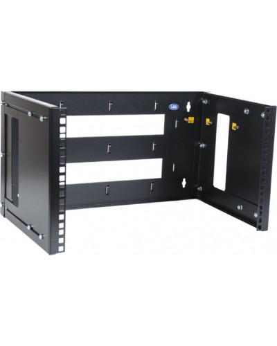 Кронштейн настенный телекоммуникационный 12U ЦМО КНО-М-12U-9005 в Рубцовске Аксессуары для стоек и шкафов Pintop.ru