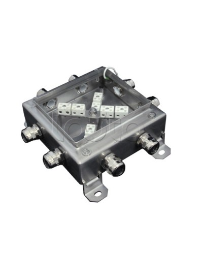 Коробка монтажная огнестойкая Гефест КМ-О (16к*10,0)-IP66 1515нерж, 8 вводов в Рубцовске Распределительные коробки Pintop.ru