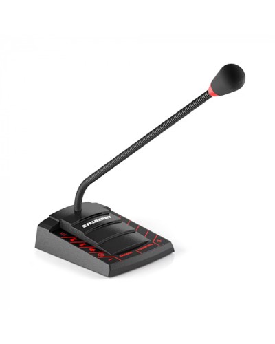 Пульт громкого оповещения STELBERRY F-702 в Рубцовске Микрофонные консоли и микрофоны Pintop.ru