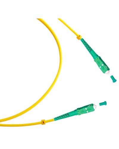 Шнур оптический simplex SC/APC-SC/APC 9/125 sm 7м LSZH Cabeus FOP(s)-9-SC/APC-SC/APC-7m в Рубцовске Патч-корды оптические Pintop.ru