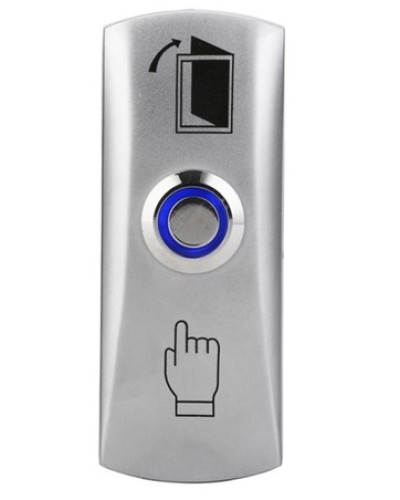 Кнопка выхода металлическая накладная AccordTec AT-H805A LED в Рубцовске Кнопки выхода Pintop.ru