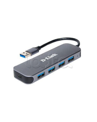 Концентратор с 4 портами USB 3.0 D-Link DUB-1341/C2A в Рубцовске Дополнительное оборудование для сетей Pintop.ru