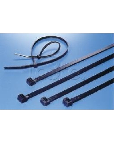 Хомут-стяжка нейлоновый, неоткрывающийся, 250х3.6 мм, черные Hyperline GT-250IBC (100 шт/уп) в Рубцовске Стяжки-хомуты Pintop.ru