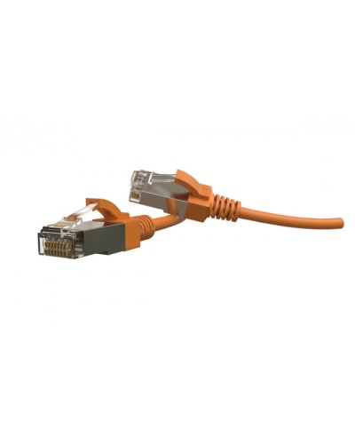 Патч-корд S/FTP Hyperline (PC-LPT-SFTP-RJ45-RJ45-C6-1M-LSZH-OR) в Рубцовске Патчкорды (медные) Pintop.ru