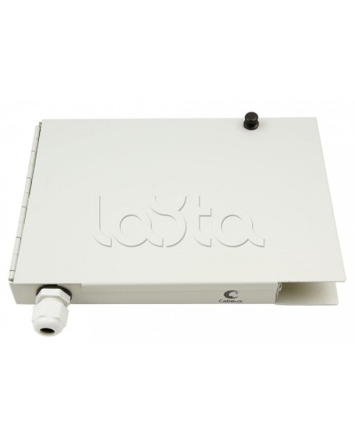 Бокс оптический настенный 19 на 8 SC/LC портов Cabeus JJT-8-SC в Рубцовске Кросс оптический Pintop.ru