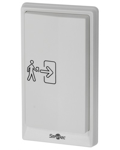 Кнопка пластиковая, накладная, локтевая, НЗ/НР контакты, размер: 175х95х25 мм Smartec ST-EX710-WT в Рубцовске Кнопки выхода Pintop.ru