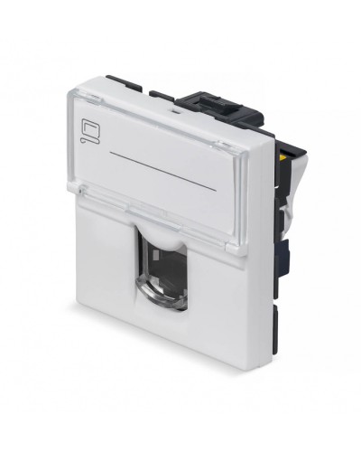 Модуль Keystone Jack RJ-45(8P8C), 180 градусов, категория 6a Cabeus (KJ-RJ45-Cat.6a-180T-FP-L-45) в Рубцовске Модули Keystone Pintop.ru