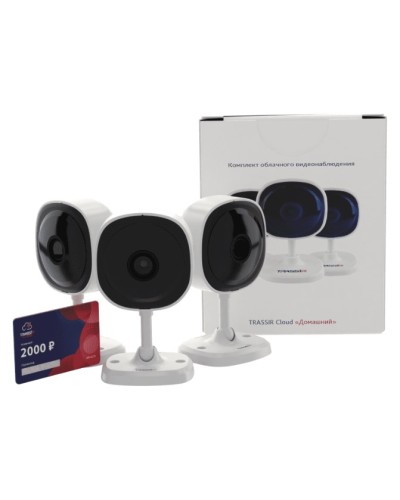 Комплект облачного видеонаблюдения TRASSIR 3TRCloud2000 в Рубцовске IP-камеры Pintop.ru