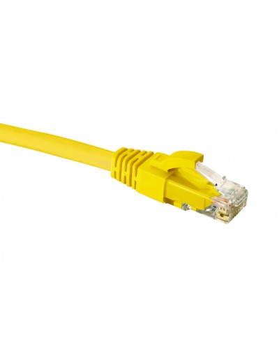 Патч-корд категории 6 UTP 4 пары RJ45-RJ45, желтый, 1м, LSZH (21D-U6-01YL) EuroLAN в Рубцовске Патчкорды (медные) Pintop.ru