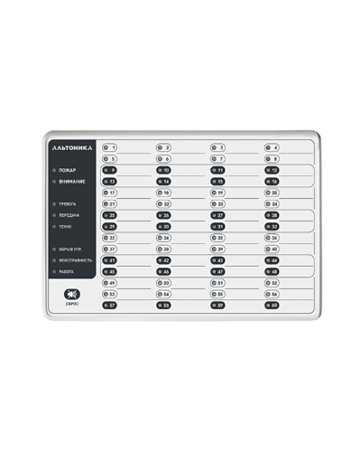 Блок индикации Альтоника Риф Стринг RS-201BVI в Рубцовске Радиоканальные системы безопасности Pintop.ru