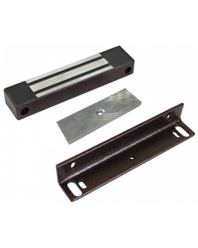 Замок электромагнитный AccordTec ML-180KB с уголком (коричневый) в Рубцовске Электромагнитные замки Pintop.ru