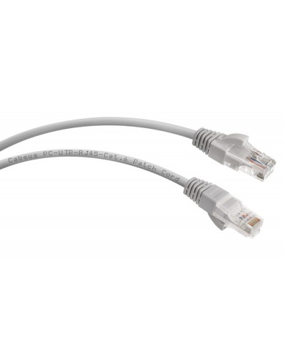 Шнур коммутационный 2xRJ-45/8P8C U/UTP кат.6 (0,5 м) Cabeus PC-UTP-RJ45-Cat.6-0.5m в Рубцовске Патчкорды (медные) Pintop.ru