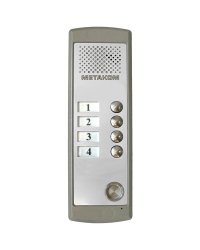 Блок вызова домофона Метаком MK4-K-TMV в Рубцовске Блоки вызова многоабонентные Pintop.ru