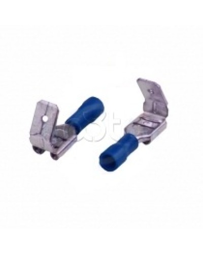 Клемма плоская изолированная 1.5-2.5 мм² (КПИ гнездо+штекер - 7.4мм+6.3мм) (100шт/уп) REXANT 08-0424 в Рубцовске Клеммные колодки Pintop.ru