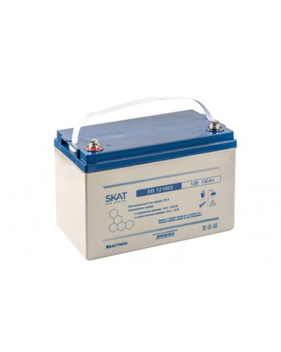 Аккумулятор свинцово-кислотный Бастион SKAT SB 12100S в Рубцовске Электротехническое оборудование Pintop.ru