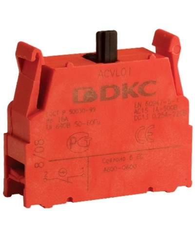 Блок контактный с клеммными зажимами (нормально-замкнутый) DKC ACVL01 в Рубцовске Клеммные колодки Pintop.ru