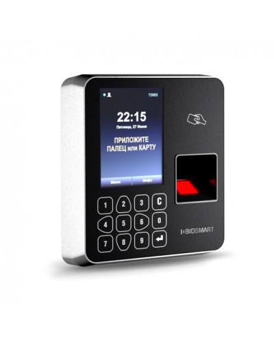 Терминал биометрический BioSmart WTC 2 MFR (Emarine, Mifare, NFC) в Рубцовске Контроллеры Pintop.ru