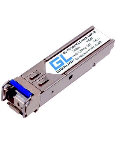 Модуль SFP Gigalink GL-OT-SG14LC1-1310-1550-D в Рубцовске Модули SFP/XFP/GBIC Pintop.ru