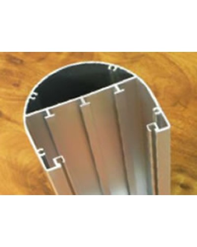 Колонна алюминевая под суппорт (односторонняя) 350мм Экопласт 70135 в Рубцовске Системы лючков и колонн Pintop.ru