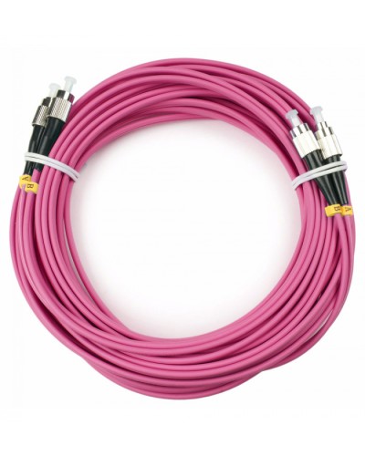 Шнур оптический duplex FC-FC 50/125 mm OM4 15м LSZH в Рубцовске Патч-корды оптические Pintop.ru