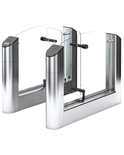 Гибрид центрального модуля турникета с картоприемником с высокими створками Oxgard Praktika T-04-GCMТК-2R-660/900 (EM-Marine) в Рубцовске Турникеты Pintop.ru