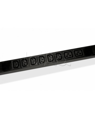 Блок розеток горизонтальный черн Hyperline (SHE19-4IEC-6BIEC-AIEC) в Рубцовске Блоки розеток Pintop.ru