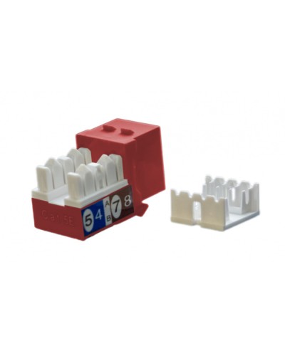 Вставка Hyperline (KJ9-8P8C-C5e-90-RD) в Рубцовске Коннекторы Pintop.ru