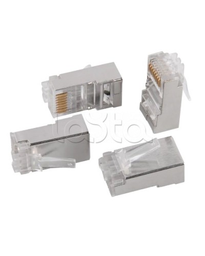 Разъём RJ-45 FTP для кабеля SOLID кат.6 ITK CS3-1C6FS в Рубцовске Коннекторы и разъемы Pintop.ru